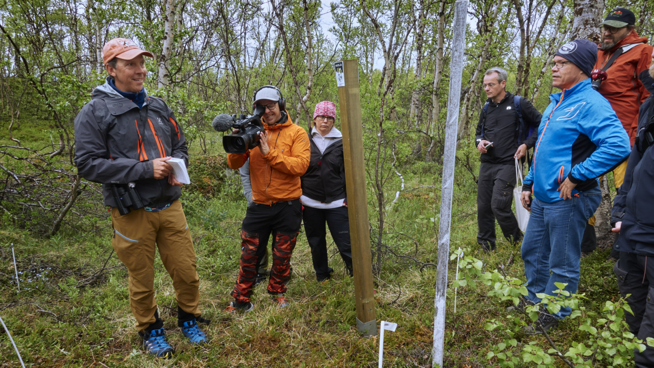Invigning av Nuolja forskningsstig.