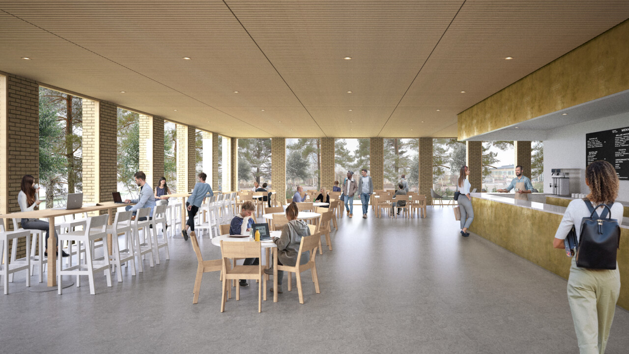 Interiör av Hus K plan 2