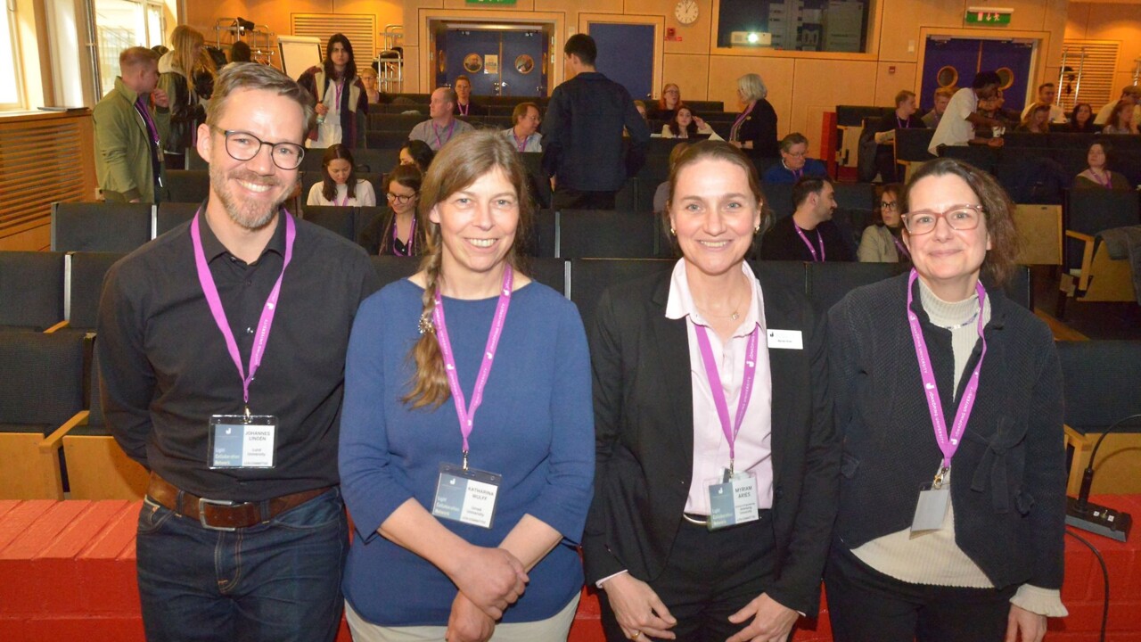 Föreläsarna under konferensen