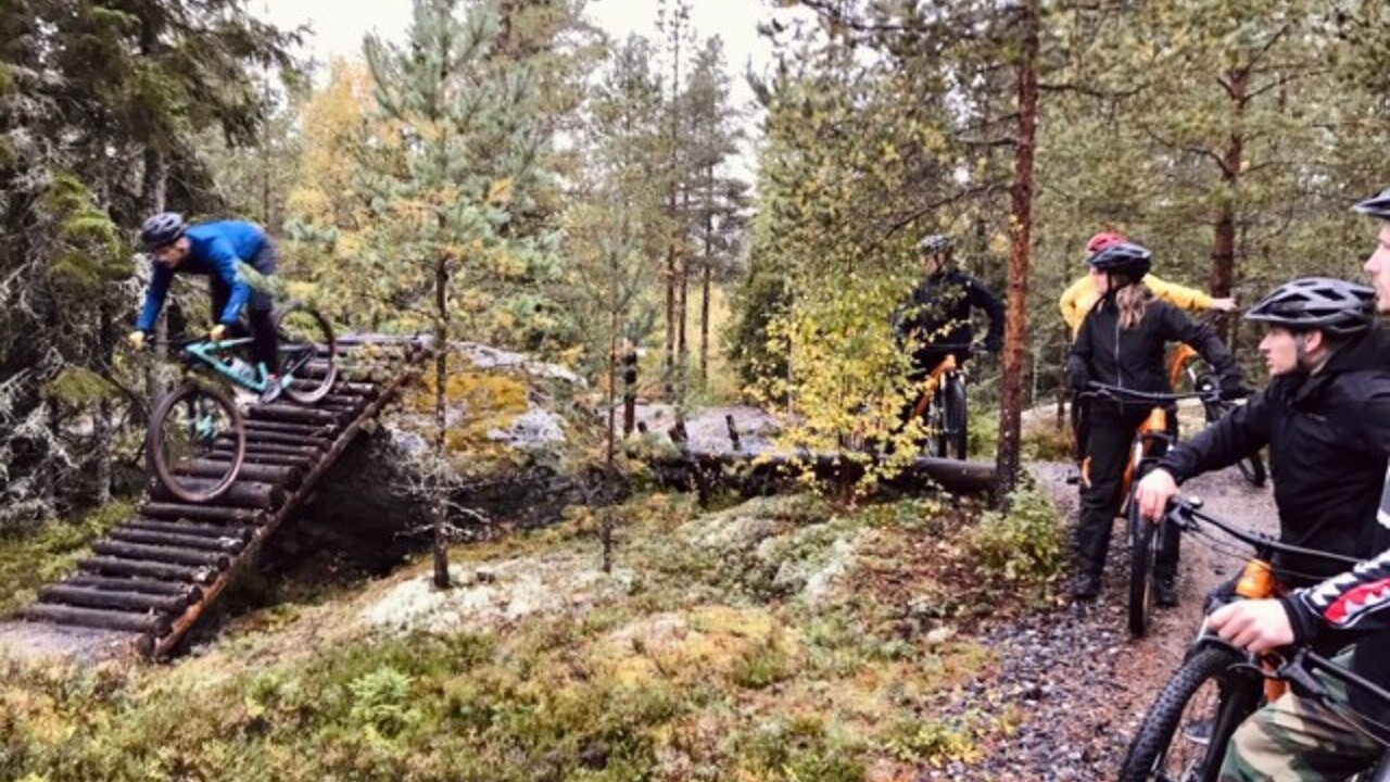Mountainbike ledcykling