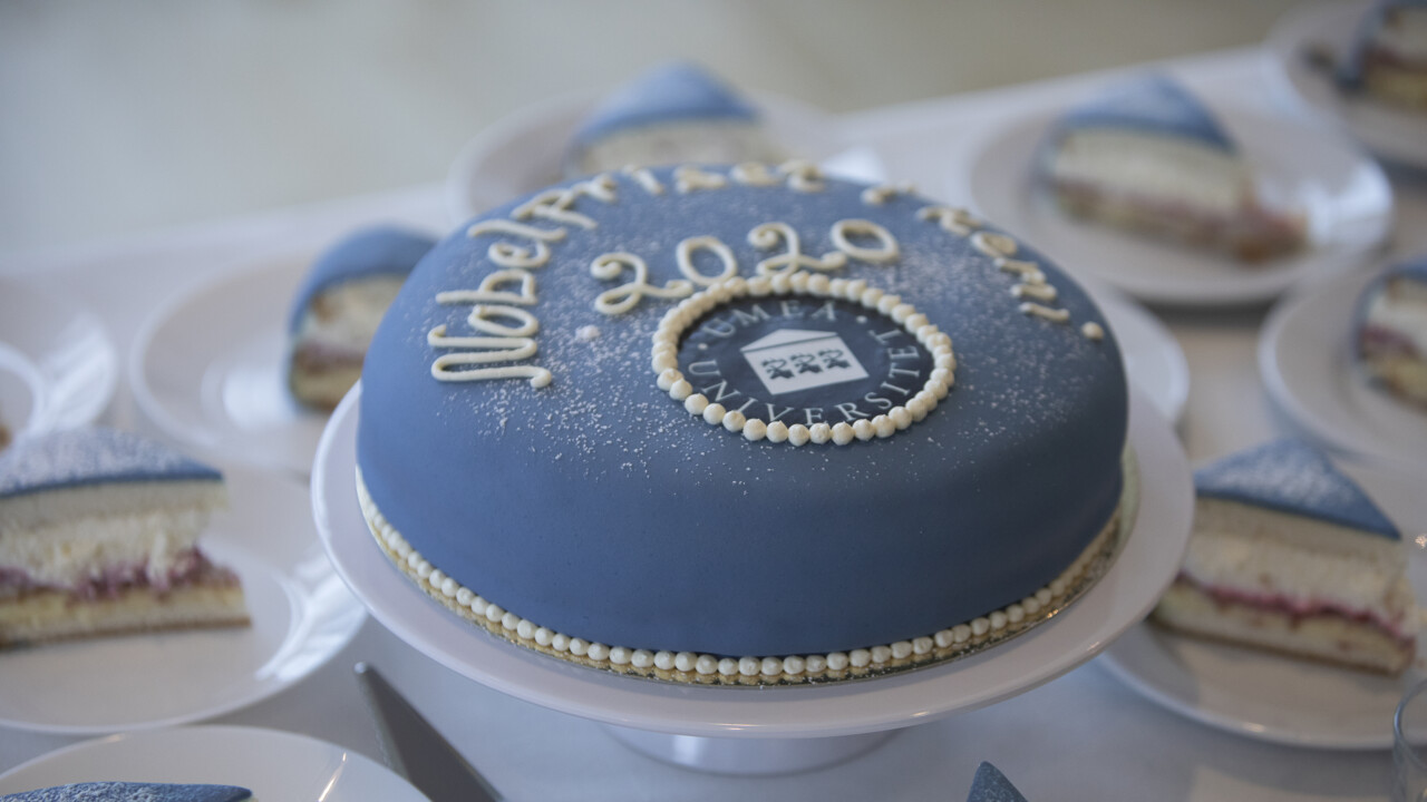 Firande Nobelpriset 2020-10-09