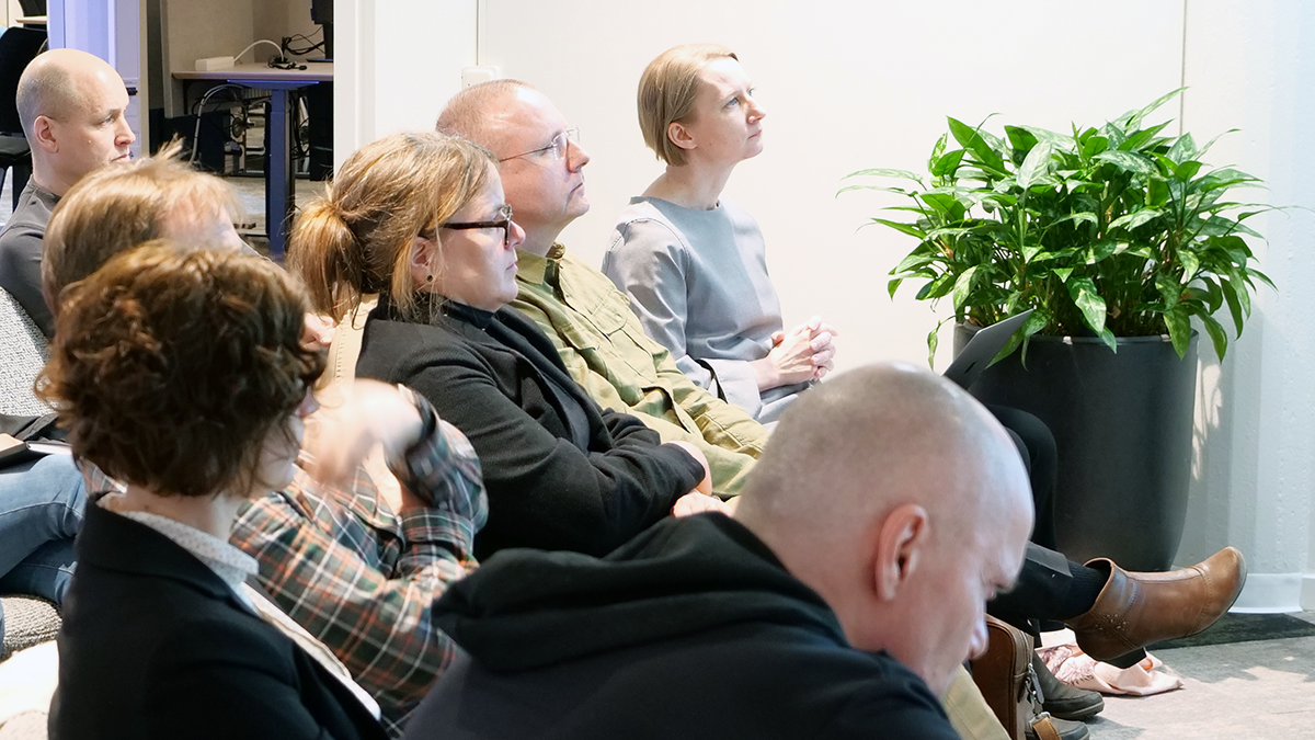 Publik under evenemang i Humlab