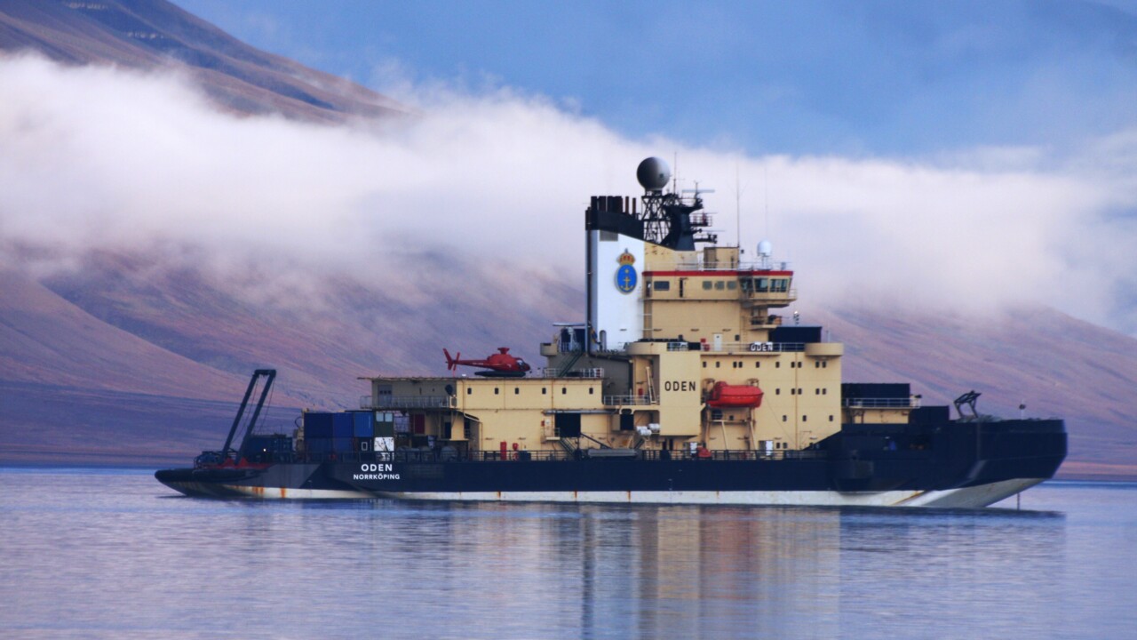 Bild på isbrytaren Oden