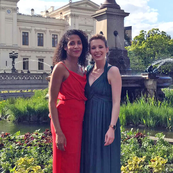 Djenane Liasse och Jana Tigges.