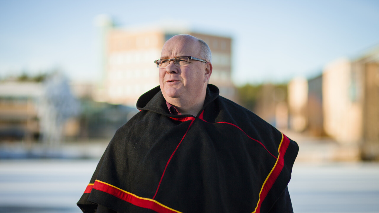 Porträttbild på Várdduos föreståndare Krister Stoor