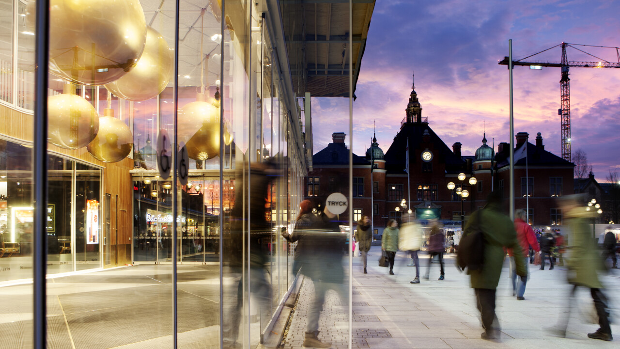 Bild på Umeå centrum.