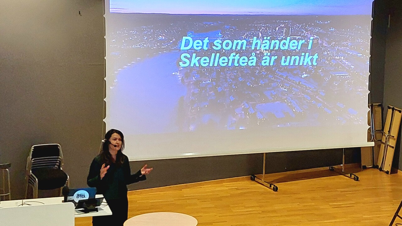 Invigning av yrkeslärarutbildningen vid Campus Skellefteå med vicerektor Dieter Müller och avdelningschef Erik Burstrand