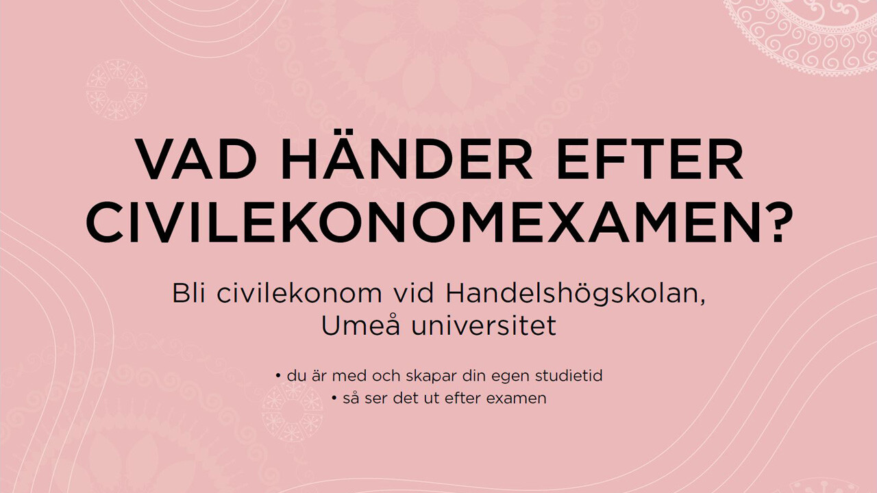 Vad händer efter civilekonomexamen?