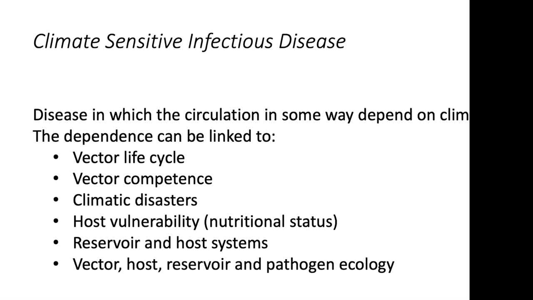 Video: Klimatkänsliga infektionssjukdomar
