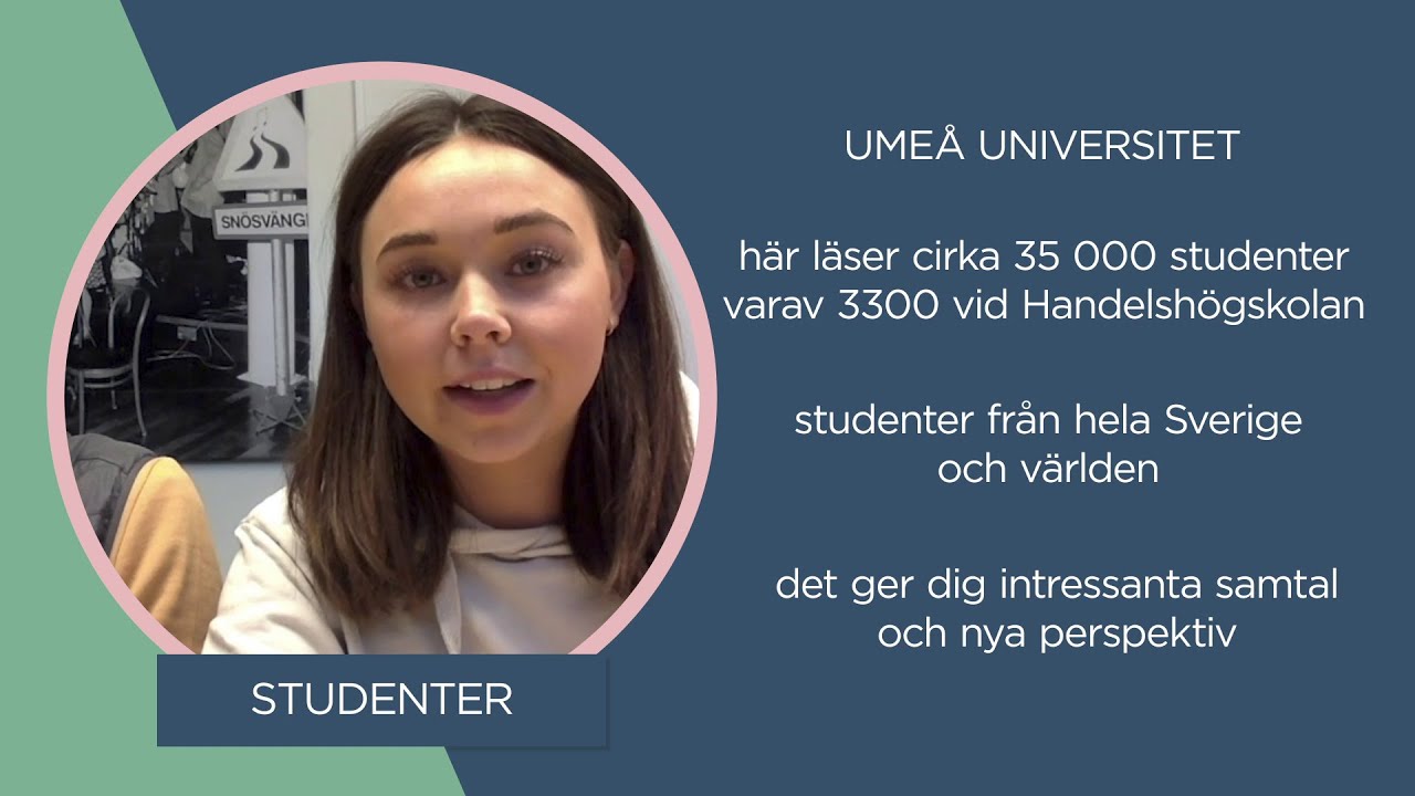 Video: Om Handelshögskolan vid Umeå universitet