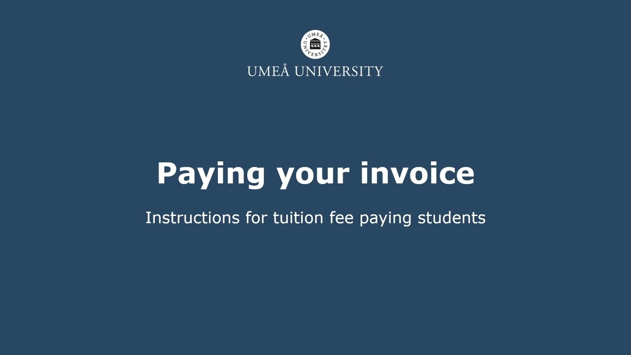 Video: How to pay your invoice: new students