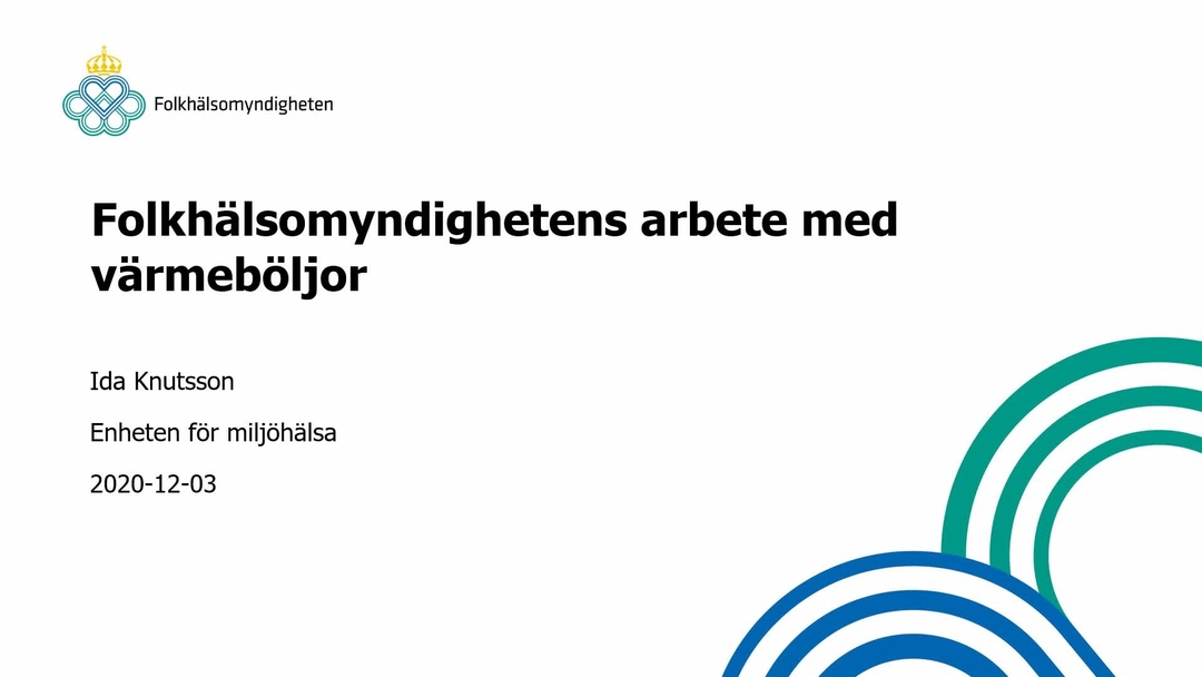 Video: Folkhälsomyndighetens arbete med värmeböljor