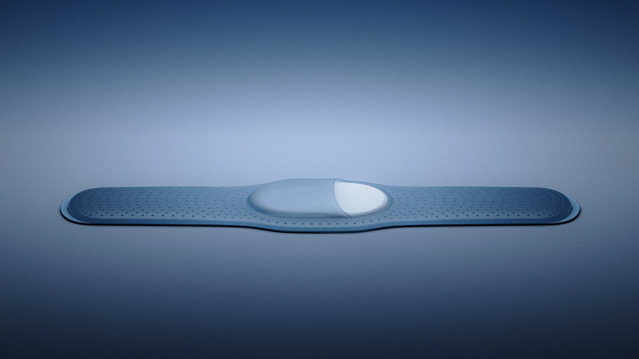 The Hydration Patch enables caregivers to monitor senior hydration levels in real-time through advanced, non-invasive sweat analysis.