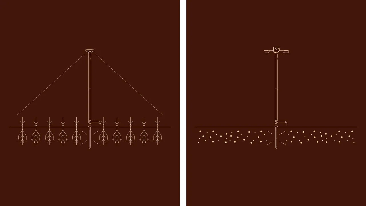 The Spear functions both as a monitoring device for above and below ground data, as well as a dedicated soil sampler.