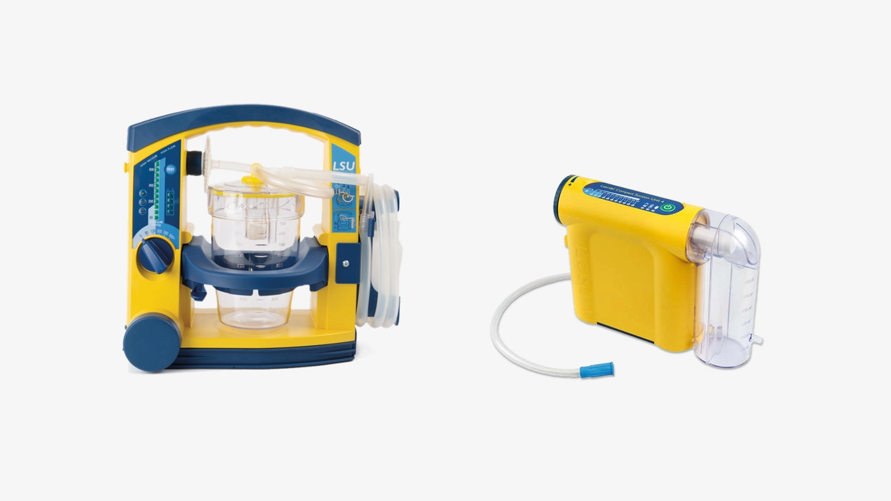 Traditional suction units from Laerdal Medical AS.