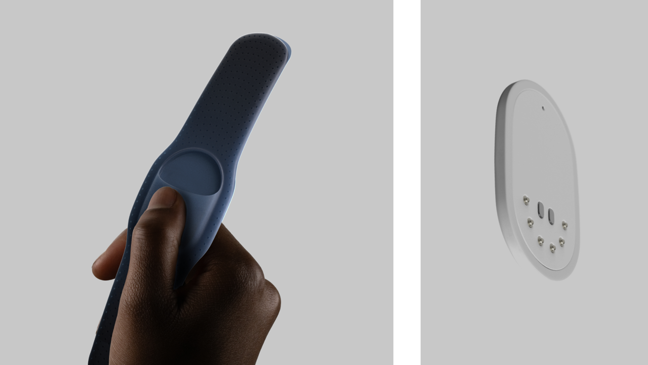 The Hydration Check Patch’s sleeve design reduces material waste on single-use parts compared to existing products.