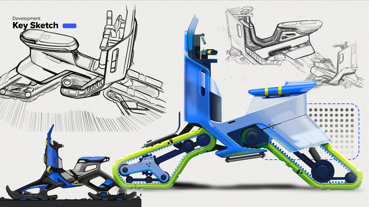 Sketches and development.