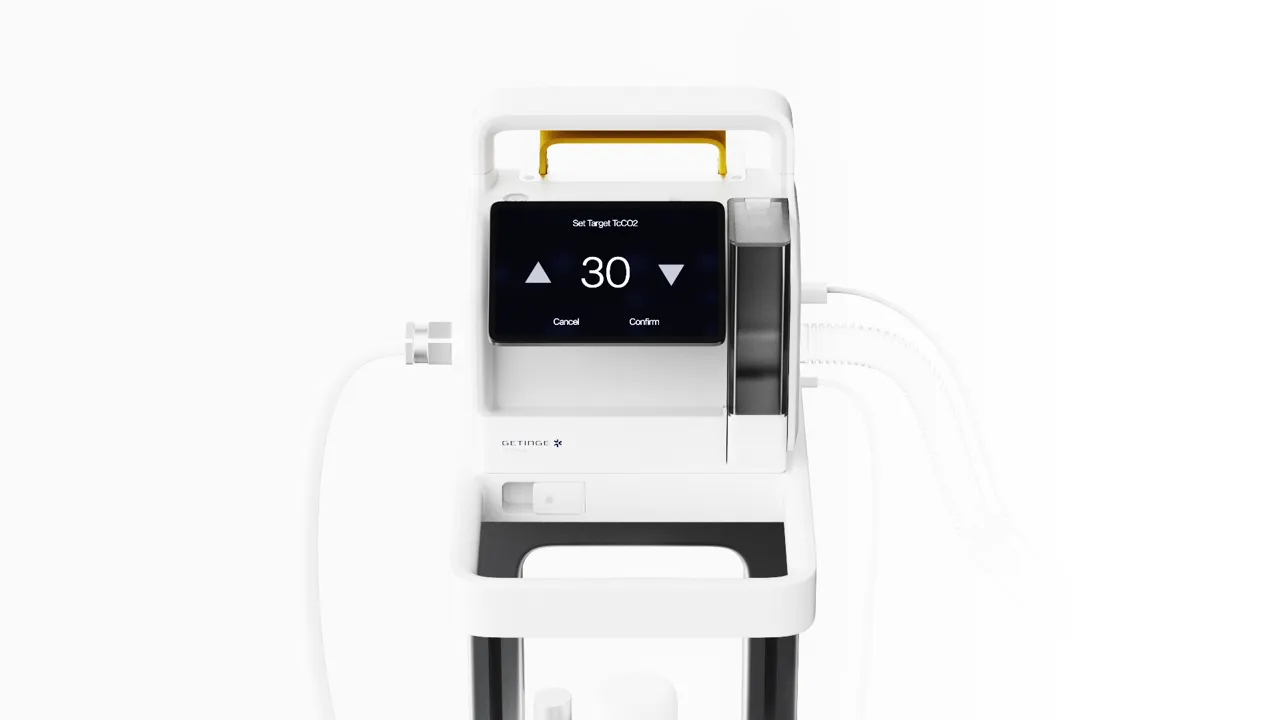 Adjustable display and integrated humidifier.