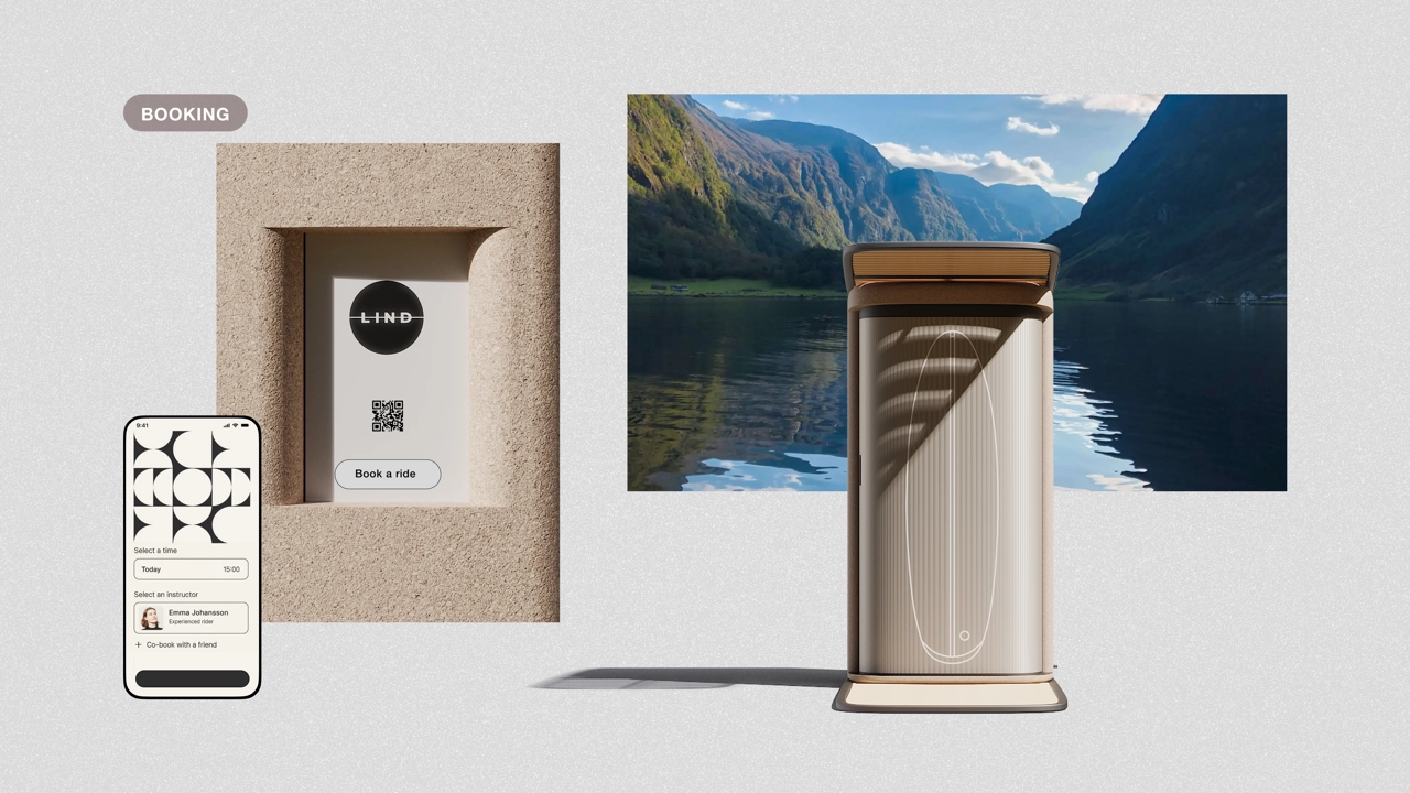 Choose to book ahead in the app or ride spontaneously on the spot. Pre-bookings include the option of a guided intro by a local host or simply following the clear in-app and on-product instructions.