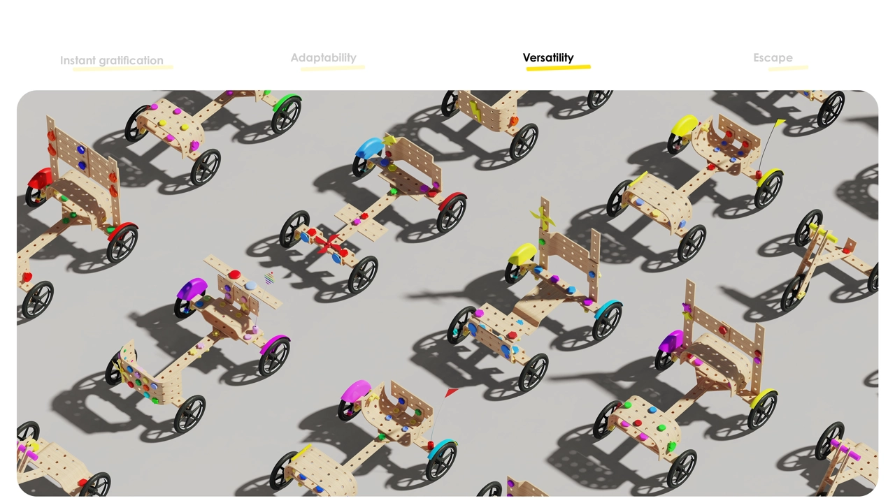 Endless possibilities where the only limit is the imagination.