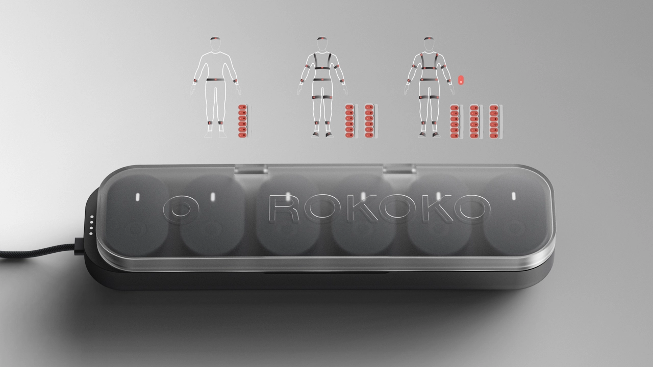 The base kit consists of six sensors and a charging case with a built-in battery to make sure the sensors are always charged and ready.