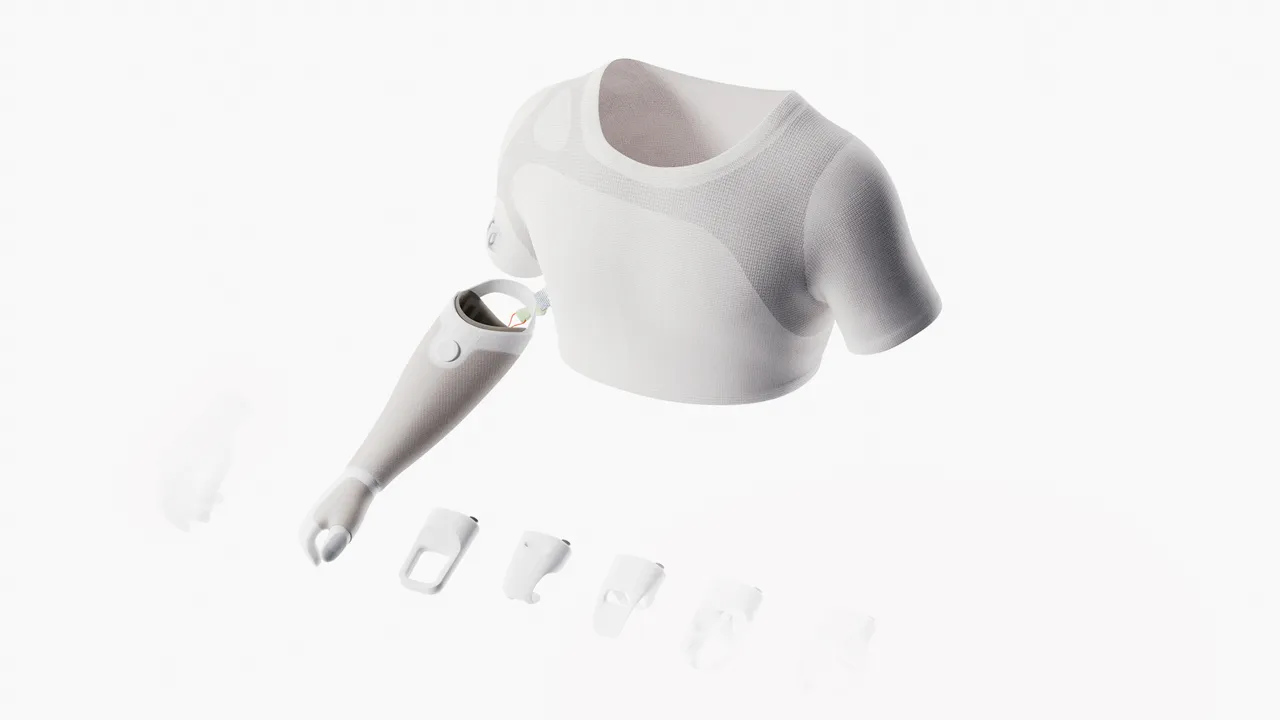 The final concept – a hybrid, body-powered prosthesis.