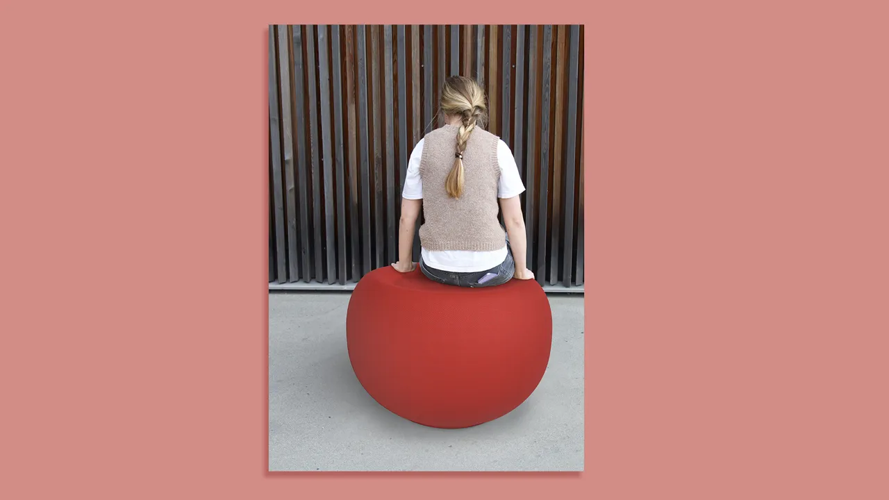 Sensory seating pouffe