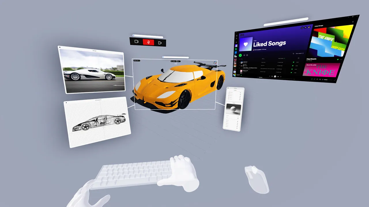 First person perspective from prototype made in Unity 3D