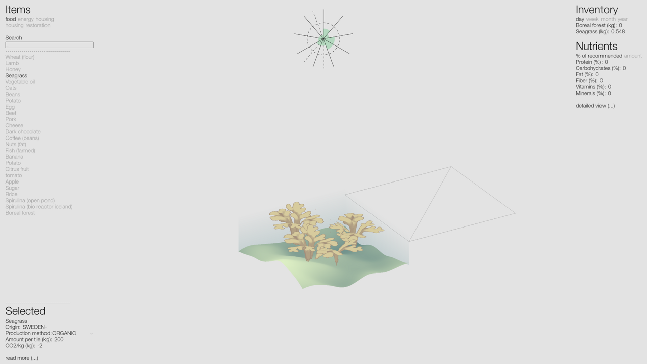 Result 2: Final prototype interface