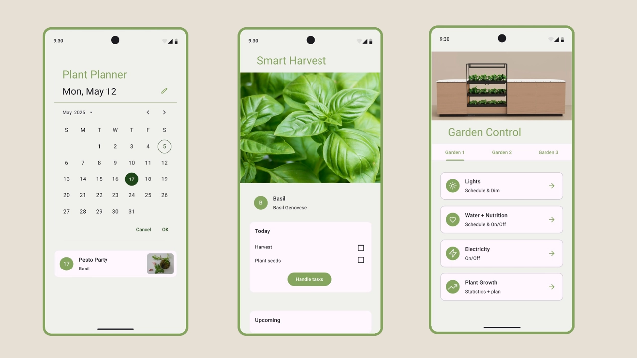 App for easy plant planning and technical settings.