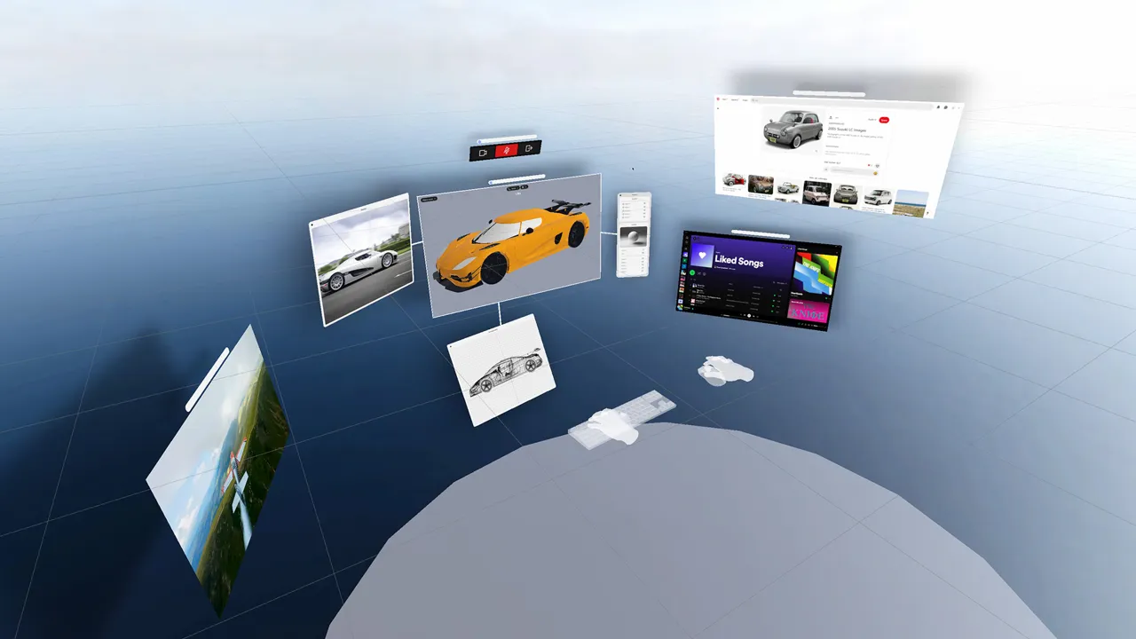 Third person perspective from prototype made in Unity 3D
