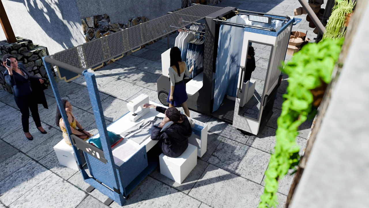 Flexible space arrangement.