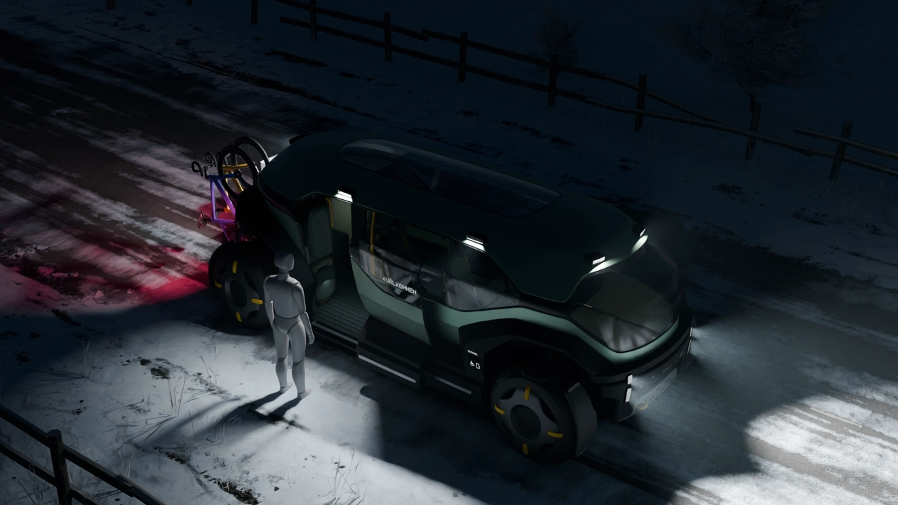 Arriving safely in the dark. Especially important in rural areas with minimal public lighting during the long northern winters.