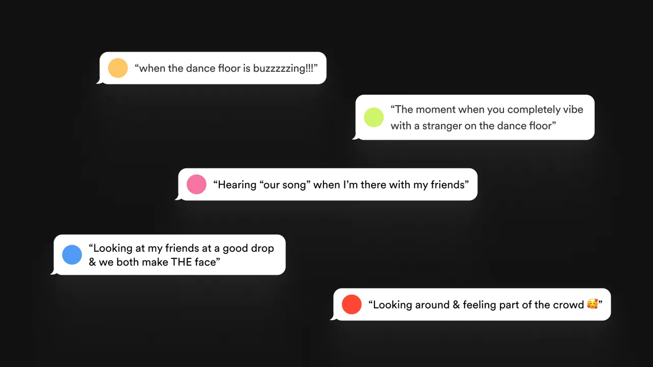 Inspirational moments from the party setting