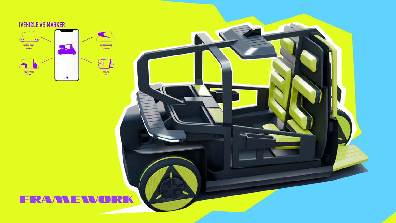 Transparency-Vehicle as a marker