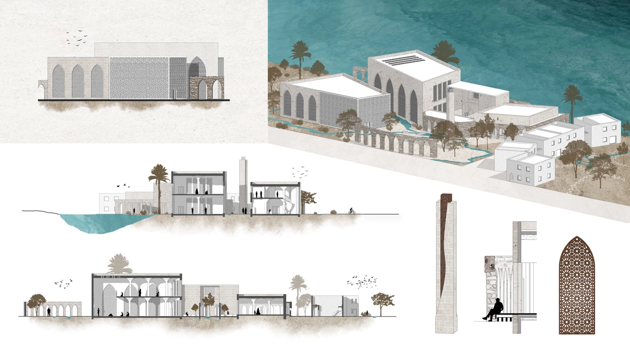 Rendered visualisation of buildings and parts of buildings