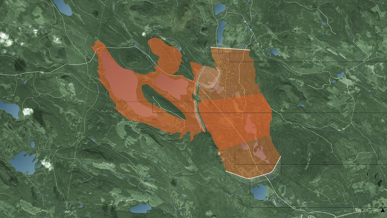 Drawing of map by stident