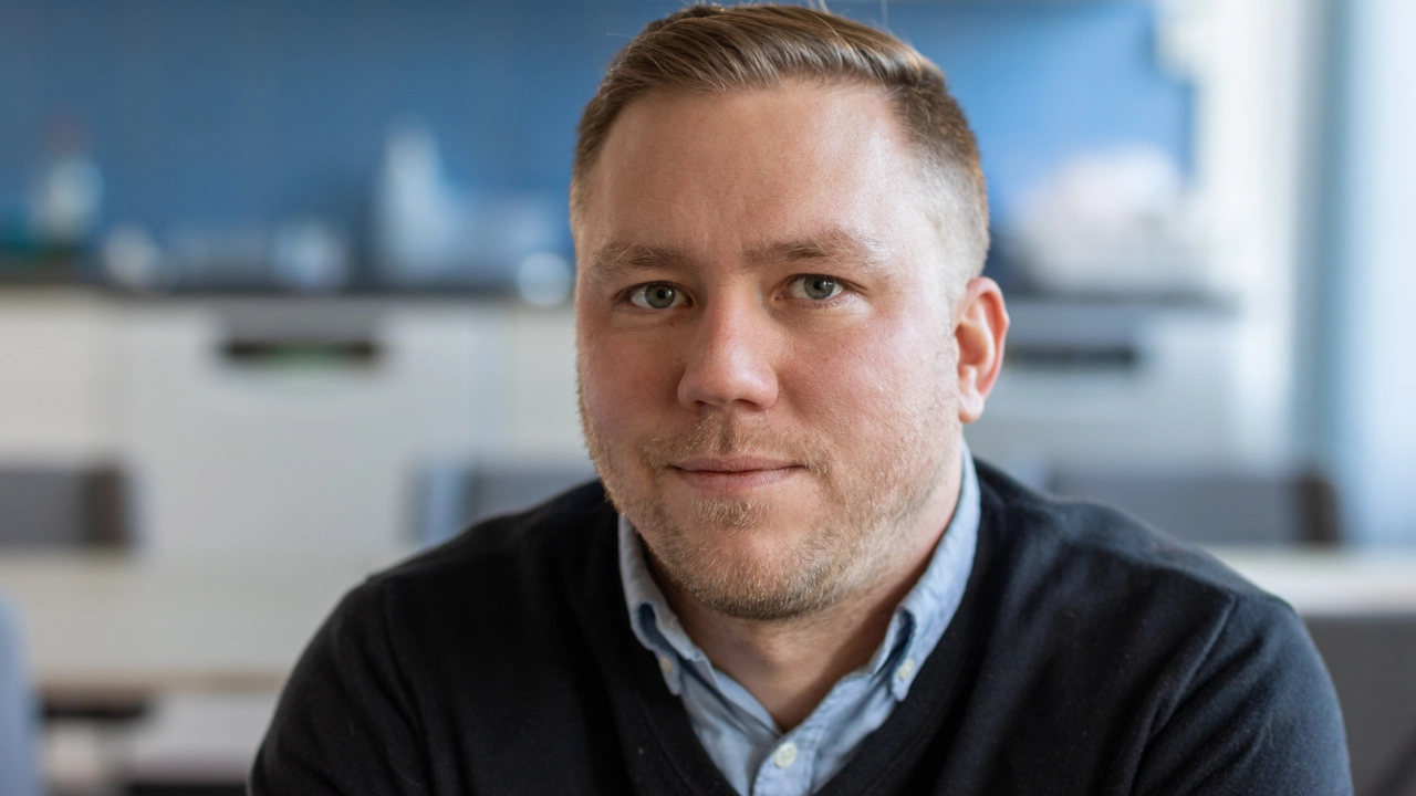 Adam Nyström, student på magisterprogrammet i polisiärt arbete.