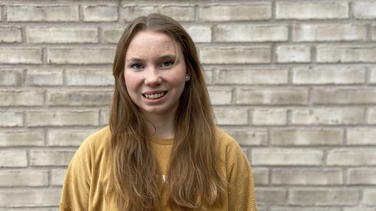 Porträtt på Astrid Norstedt, civilingenjörsstudent i interaktion och design