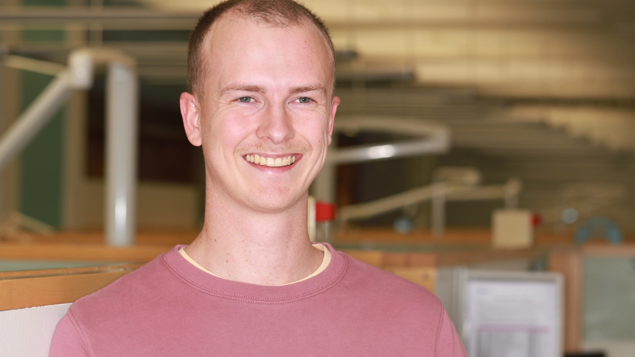 Axel Hammarlund gillar att jobba kreativt och tekniskt