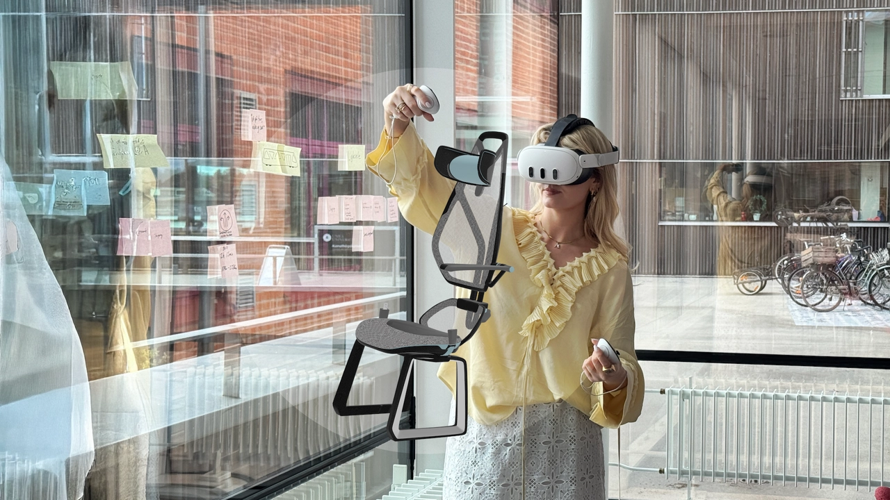 Gravity Sketch - main tool for developing seat proportions and posture in immersive scale.