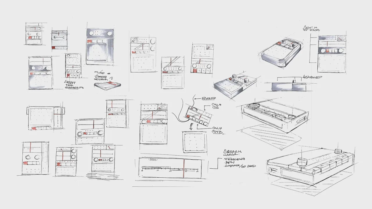 Sketches, form exploration 