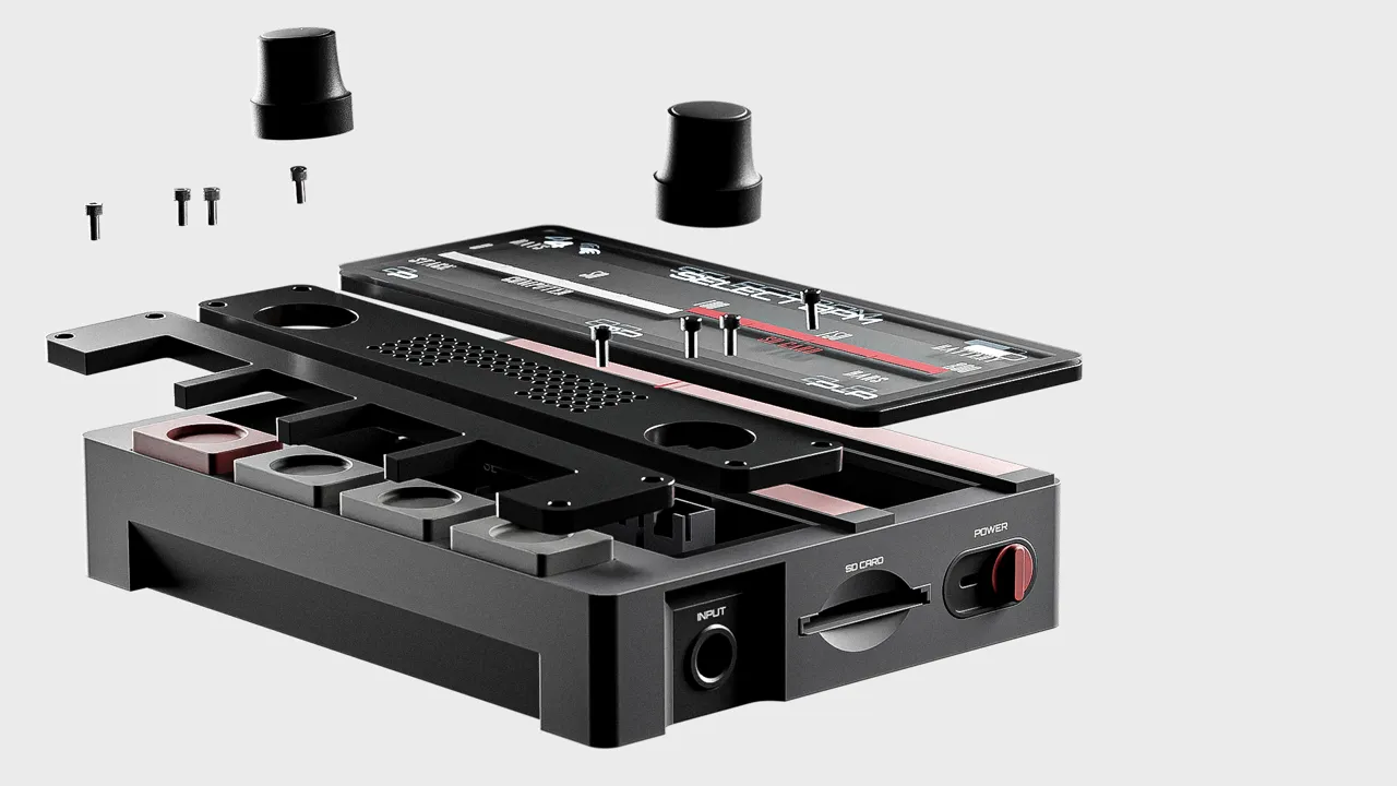 Visualization of the product's exchangeable parts