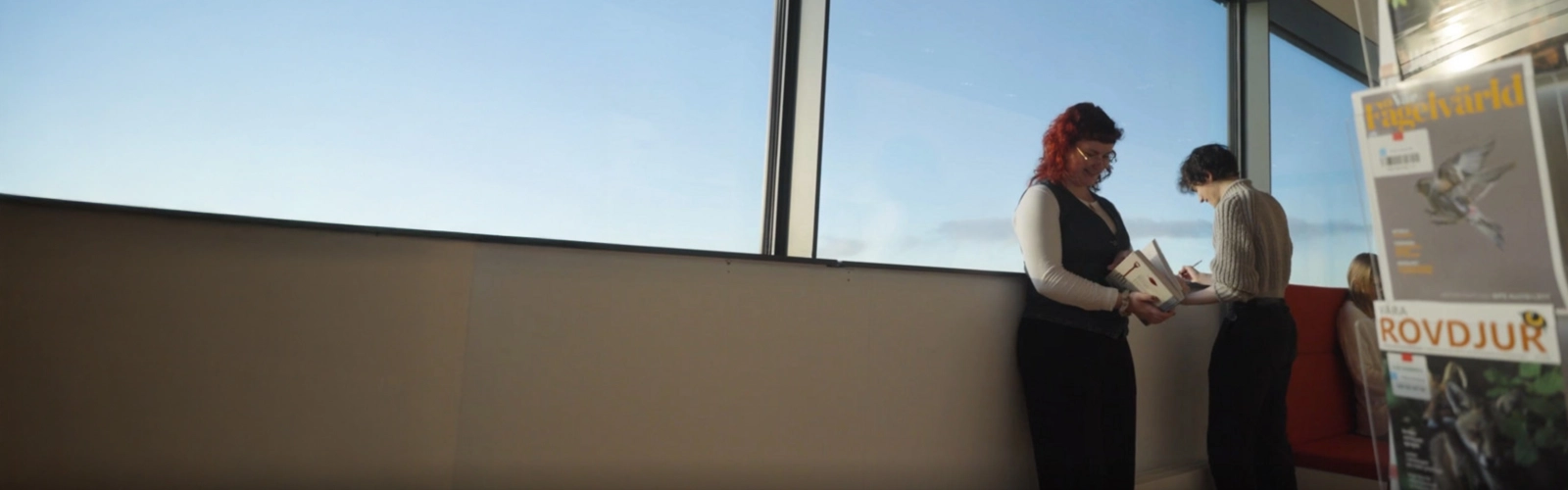 Studenter på Biblioteks- och informationsvetenskap kandidatprogram