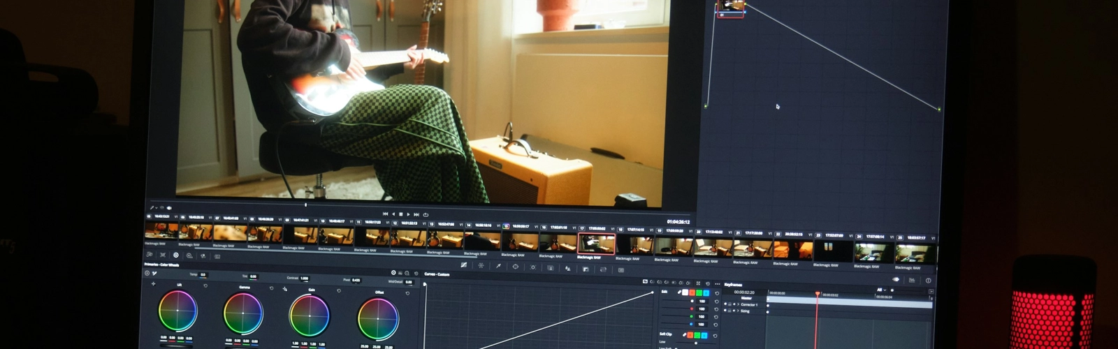 En datorskäm som visar ett bildredigeringsprogram.