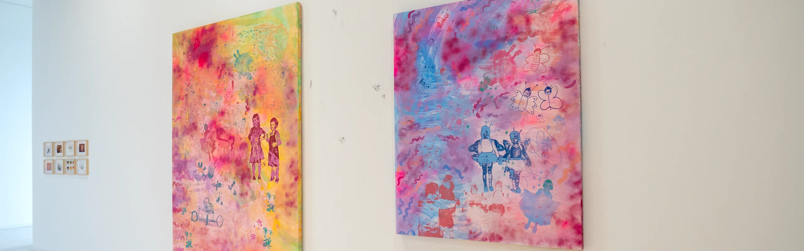 Målningar av Ágnes Vokatá