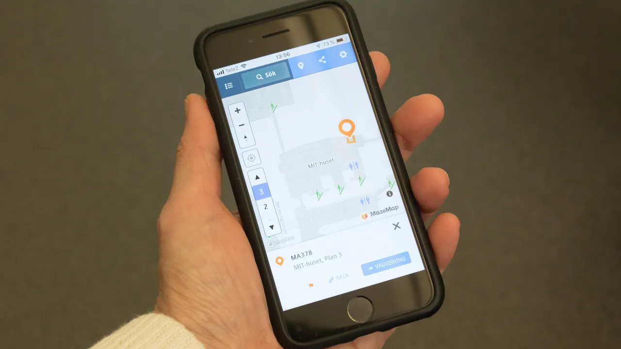 Hitta på campus med hjälp av Mazemap