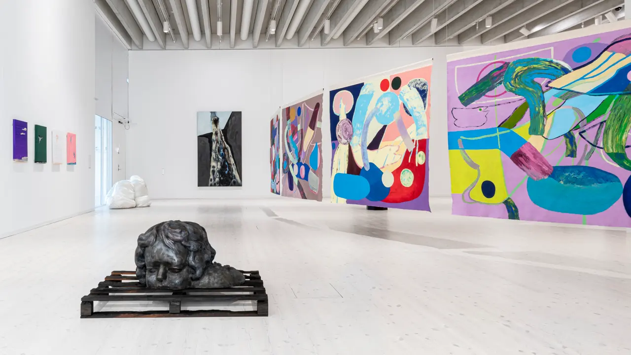 Image from the MFA2 exhibition I cut across the stream at Bildmuseet in 2023.