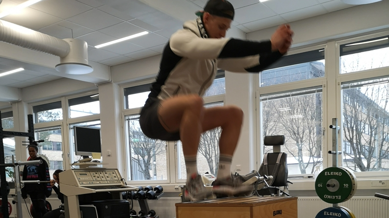 explosiv styrka tränbas i UMEX-labbet