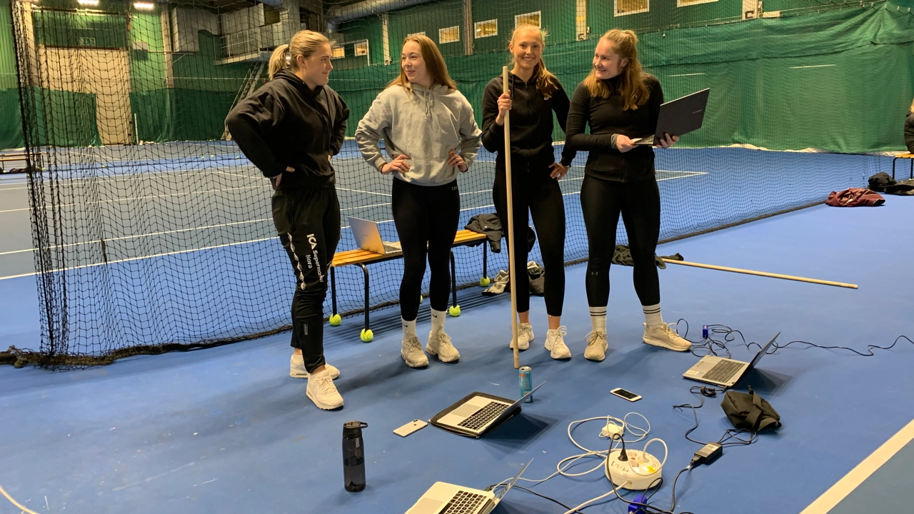 Göra tester på idrottare